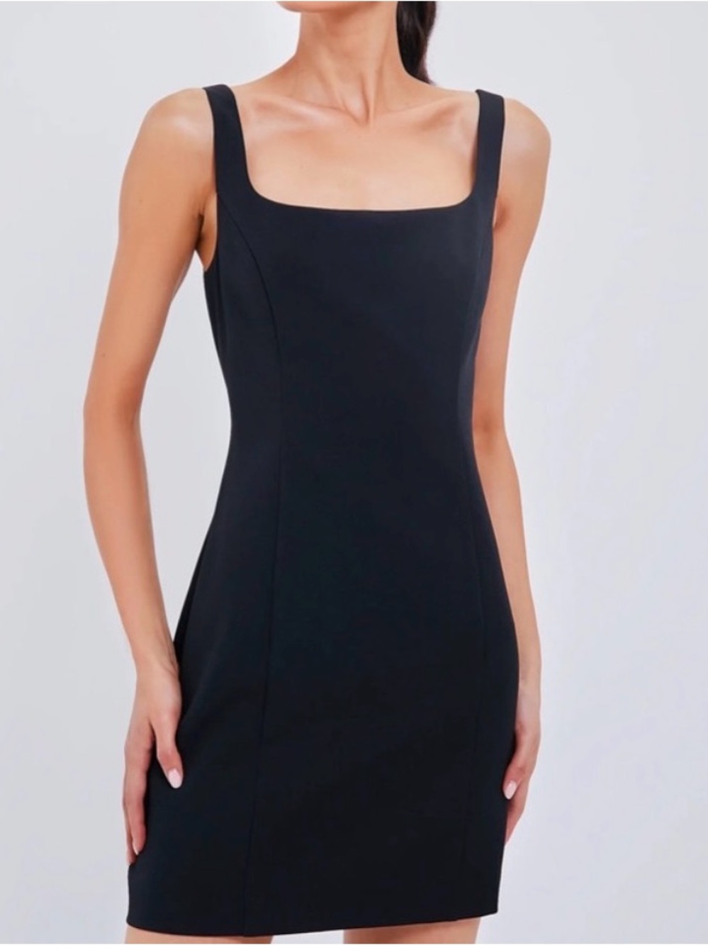 Hyacinth House Holly Golightly Black Mini Dress.